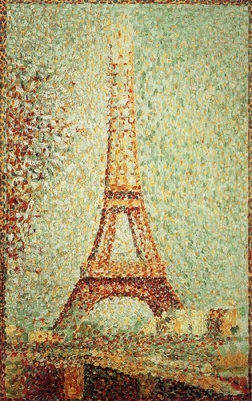 Georges Seurat Iron tower China oil painting art